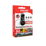 ClipLens Maxell Contiene FishEye | Macro | Gran Angular - Negro