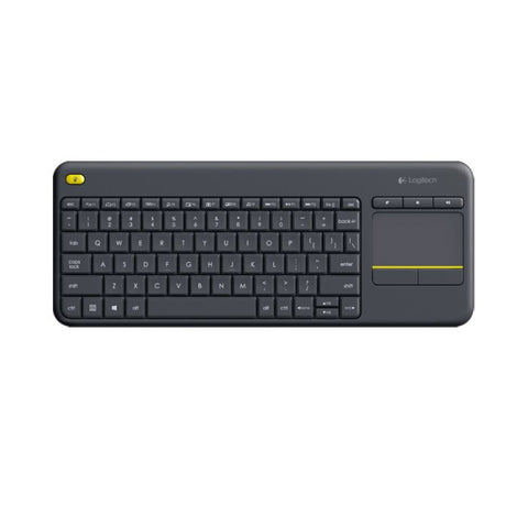 Marca: LOGITECH, TECLADOS, LOGITECH TECLADO WIRELESS CON TOUCH INCORPORADO ALCANCE 10 MTS RECEPTOR LOGITECH UNIFYING USB APTO WINDOWS ANDROID Y CHROME PILAS AA