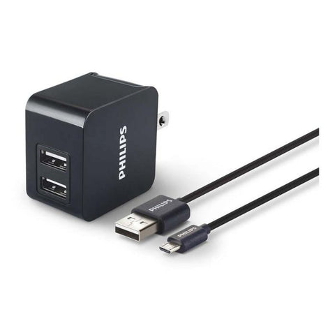 PHILIPS - CARGADOR USB DE PARED