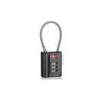 Marca: FRANZUS, ACCESORIOS, FRANZUS TS399CL BLACK TRAVEL SENTRY 3-DIAL CABLE LOCK