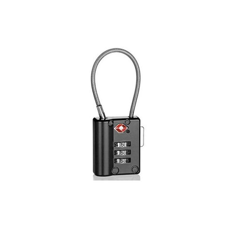 Marca: FRANZUS, ACCESORIOS, FRANZUS TS399CL BLACK TRAVEL SENTRY 3-DIAL CABLE LOCK