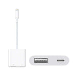 Marca: APPLE, LENTES Y ACCESORIOS, ADAPTADOR DE LIGHTNING A USB 3 PARA CÁMARA