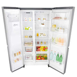Refrigerador LG | 22 pies cúbicos | Side by Side | Moist Balance Crisper™ | Compresor Lineal Inverter | Platino Plata