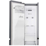 Refrigerador LG | 22 pies cúbicos | Side by Side | Moist Balance Crisper™ | Compresor Lineal Inverter | Platino Plata