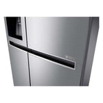 Refrigerador LG | 22 pies cúbicos | Side by Side | Moist Balance Crisper™ | Compresor Lineal Inverter | Platino Plata