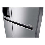 Refrigerador LG | 22 pies cúbicos | Side by Side | Moist Balance Crisper™ | Compresor Lineal Inverter | Platino Plata