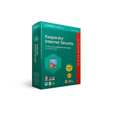 Marca: KASPERSKY, SOFTWARE, ANTIVIRUS KASPERSKY INTERNET SECURITY - 3 USUARIO - 1 AÑO