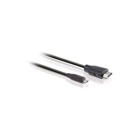 Marca: PHILIPS, CABLES CARGADORES Y BATERÍAS, CABLE HDMI™ CON MICROCONECTOR PHILIPS 1,5 M