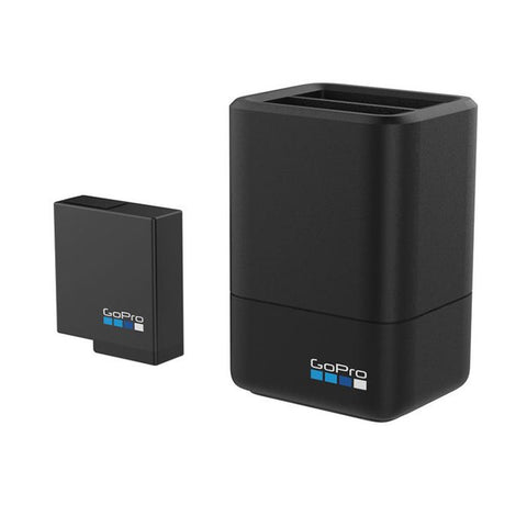 Cargador De Batería Dual Gopro + Batería - Negro