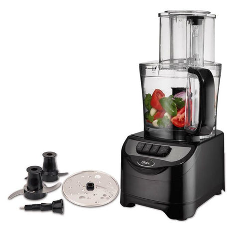 OSTER | PROCESADOR DE ALIMENTO | 10 TAZAS | 500Watt | 2 velocidades | funcion de pulso | Negro