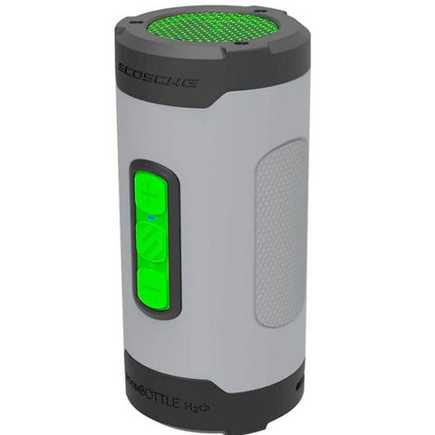 Marca: SCOSCHE, AUDIFONOS INALÁMBRICOS, SCOSCHE - BOOM BOTTLE H2O RUGGED WATERPROOF WIRELESS SPEACKER TECH SPORTS - GRAY