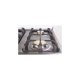 Estufa a Gas Nisato de 30" | Negra | Encendido Electrico | Vidrio Panoramico | Parrillas de Hierro Fundido | 6 Quemadores | Luz en el Horno