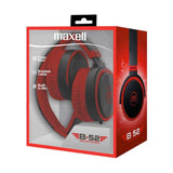 Audífono con micrófono Maxell HP-B52 - Rojo