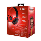 Audífono con micrófono Maxell HP-B52 - Rojo