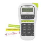 Marca: BROTHER, CONSUMIBLES PARA IMPRESIÓN, ROTULADORA ELECTRÓNICA BROTHER PTH110-BLANCO