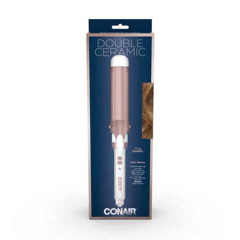 Marca: CONAIR, TENAZA, TENAZA PARA CABELLO DOBLE CERAMICA CONAIR