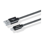 DREAMGEAR - 10 FT BRAIDED CHARGE & SYNC CABLE - BLACK