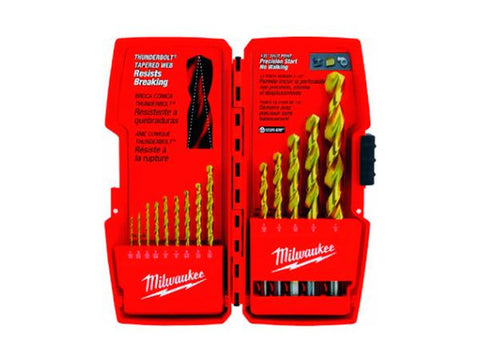 Juego de brocas de titanio tipo thunderbold de milwaukee, S.milwaukee