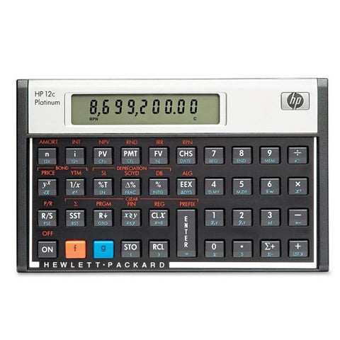 Marca: HP, CALCULADORAS Y SUMADORAS, CALCULADORA FINANCIERA HP 12C(F2231AA)