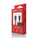 Marca: DREAMGEAR, ACCESORIOS PARA AUTO, CABLE DE CARGA Y SINCRONIZACIÓN USB-C ™ A USB-C ™ TRENZADO RESISTENTE, 6 PIES