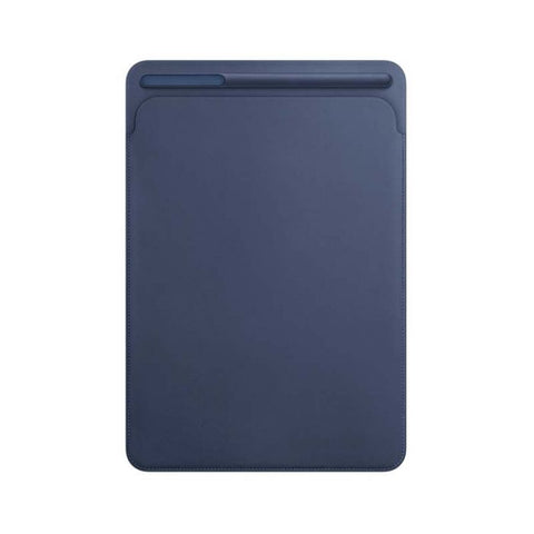 Apple Leather Sleeve for 10 5 iPad Pro Midnight Blue w Apple Pencil Holder