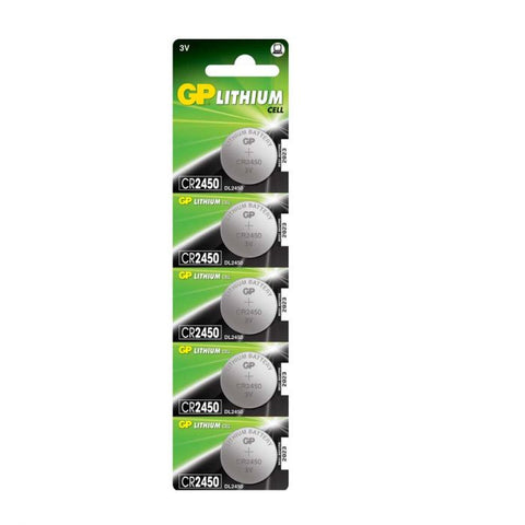 3852 Lithium Coil Cell 3 v 610mAh JAPAN tira de 5 unidades