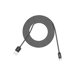 Kanex DuraBraid Micro USB ChargeSync Cable 4 feet Black