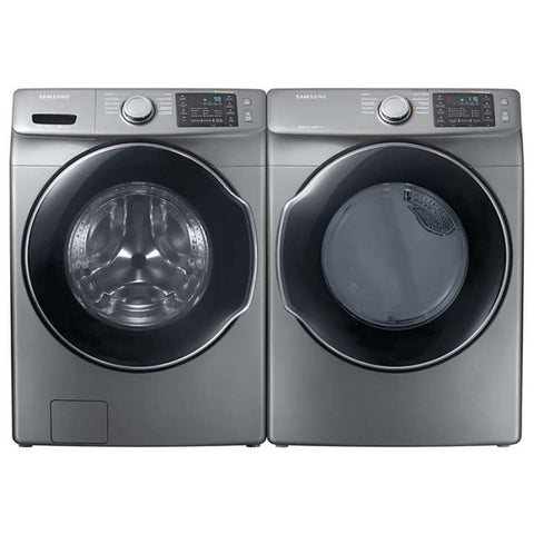 Marca: SAMSUNG, LAVADORA, Pareja Lavadora Carga Frontal + Secadora A Gas Samsung De 20 Kg M5500 + Stacking Kit Gratis - Gris