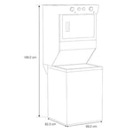 Marca: WHIRLPOOL, CENTROS DE LAVADO, Centro De Lavado / Secadora De Gas Whirlpool De 20 Kg Y 10 Kg - Blanco