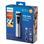 Marca: PHILIPS, AFEITADORAS, MULTIGROOM SERIES 7000 14 EN 1, ROSTRO, CABELLO Y CUERPO