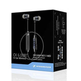 Marca: SENNHEISER, AUDIFONOS INALÁMBRICOS, CX 6 00BT IN EAR WIRELESS HEADPHONES