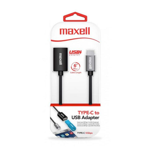 Marca: MAXELL, CABLES CARGADORES Y BATERÍAS, ADAPTADOR DE USB A TIPO C MAXELL