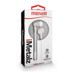 Marca: MAXELL, REGULARES, AUDÍFONOS MAXELL IMETALZ-ROSA