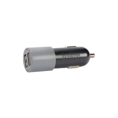 GRIFFIN - POWERJOLT 12W DUAL EN NEGRO / GRIS