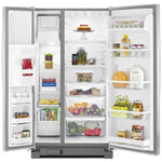 Refrigerador Side by Side 25 P3 Whirlpool | Xpert Energy Saver | Dispensandor de Agua y Hielo | Superficie Anti-huellas | 10 Años de Garantía en Compresor | Gris Acero