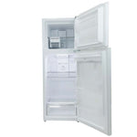 Refrigeradora Nisato de 9cft 252Lts No Frost Bandeja de Vidrio Acero Inox Sin Dispensador Luz LED