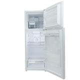 Refrigeradora Nisato de 9cft 252Lts No Frost Bandeja de Vidrio Acero Inox Sin Dispensador Luz LED