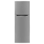 Refrigeradora Nisato de 9cft 252Lts No Frost Bandeja de Vidrio Acero Inox Sin Dispensador Luz LED
