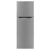 Refrigeradora Nisato de 9cft 252Lts No Frost Bandeja de Vidrio Acero Inox Sin Dispensador Luz LED