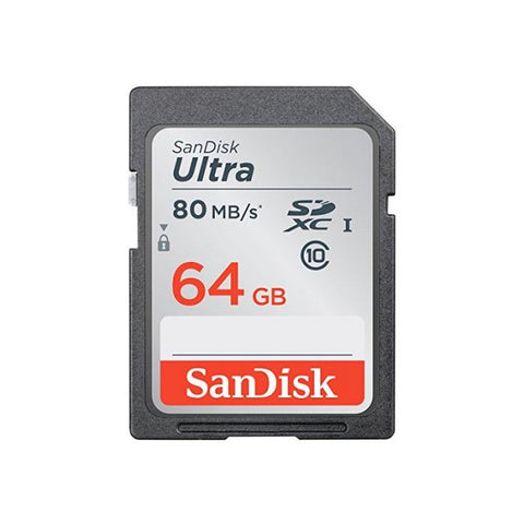 Marca: SANDISK, MEMORIAS MICRO SD, TARJETA DE MEMORIA SANDISK SDHC/SDXC ULTRA 80 MB/S 64GB