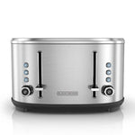 Marca: BLACK AND DECKER, TOSTADORES, TOSTADORA BLACK + DECKER EXTRA ANCHA DE 4 REBANADAS - ACERO