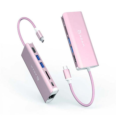Adam Elements CASA Hub A01 USB 3.1 (3.1 Gen 2) Type-C Silver interface hub - Rose Gold