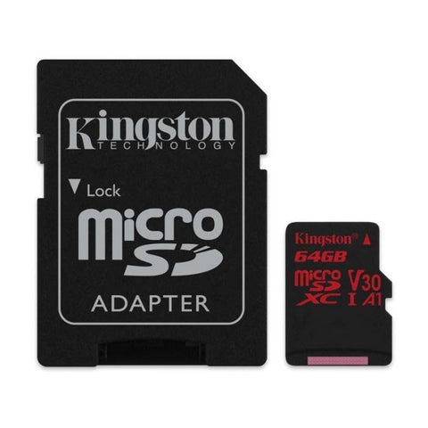 Marca: KINGSTON, MEMORIAS MICRO SD, TARJETAS MICRO SDHC/SDXC CANVAS SELECT REACT 10 - 64GB