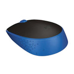 Logitech M170 Mouse Inalambrico para Computadora y Laptop, Recibidor USB y 12 Meses Batería - Azul
