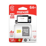 Marca: MAXELL, MEMORIAS MICRO SD, Memoria SDHC Maxell De 64GB - Negro