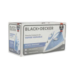 Marca: BLACK AND DECKER, PLANCHAS, PLANCHA DE ROPA BLACK + DECKER - AZUL