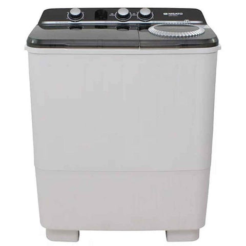 Marca: NISATO, LAVADORA SEMIAUTOMÁTICA, Lavadora Nisato Semi Automatica de 12Kg Doble Tina Sin Bomba - Blanco