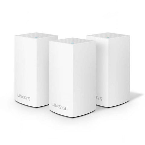 Marca: LINKSYS, ROUTERS, SISTEMA WI-FI PARA TODO EL HOGAR LINKSYS VELOP WI-FI INTELLIGENT MESH DOBLE BANDA AC3900 (PAQUETE DE 3) - BLANCO