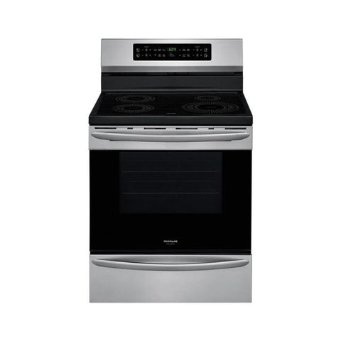 Estufa Eléctrica Frigidaire 30" con Horno de Inducción - Acero Negro
