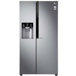 Marca: LG, REFRIGERADORA SIDE BY SIDE, Refrigeradora Inverter Side by Side LG 591 L | Smart ThinQ | Moist Balance Crisper - Gris